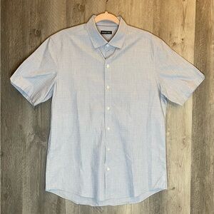 Zachary Prell Light Blue Casual Button Down Shirt medium